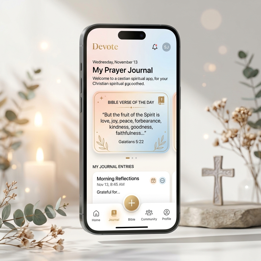 Devote App Mockup